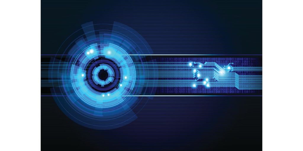 futuristic technology concept with AI creating digital art